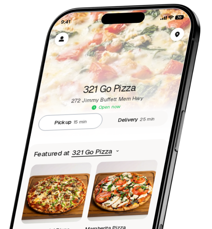 321 Go Pizza app preview