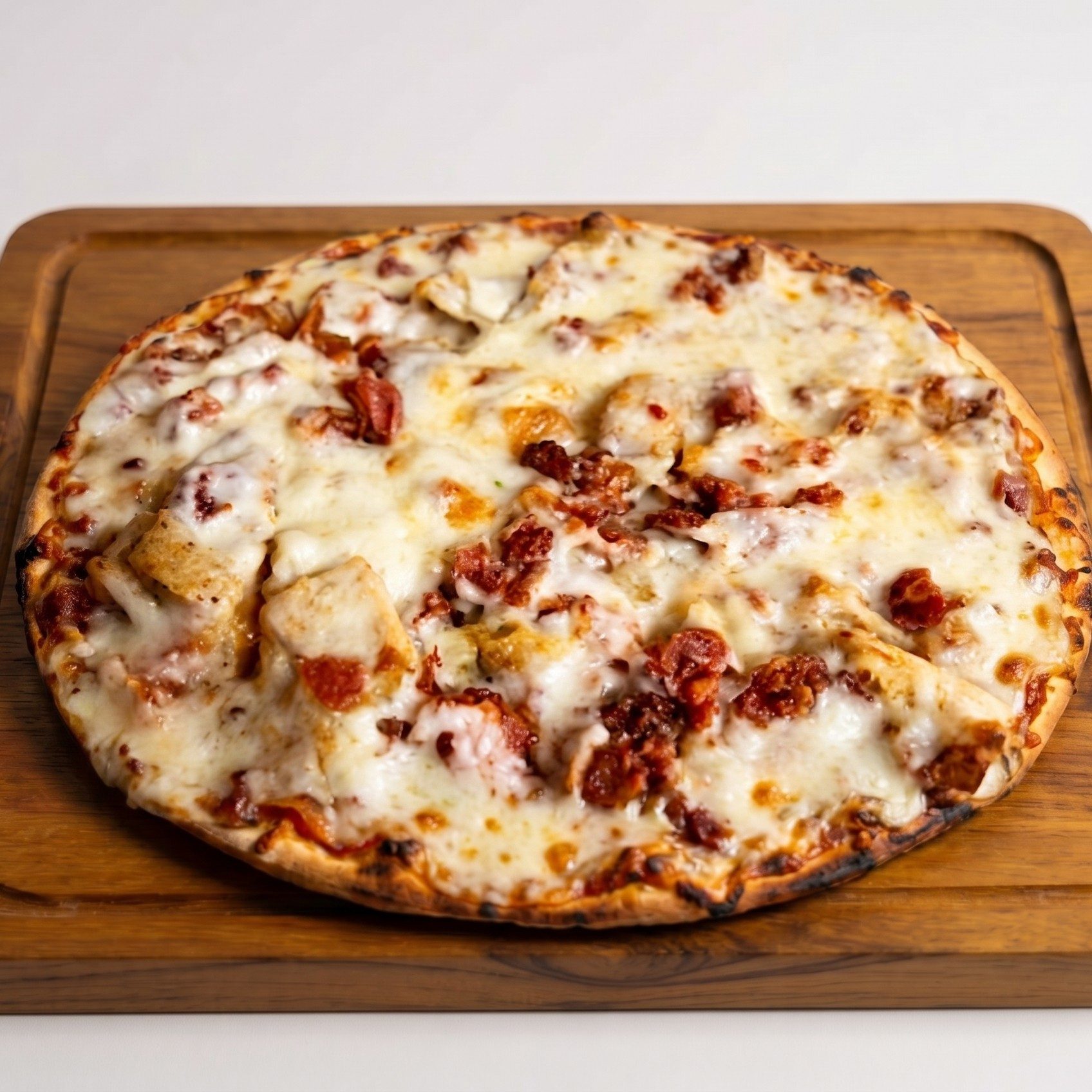 Chicken Bacon Ranch Pizza.